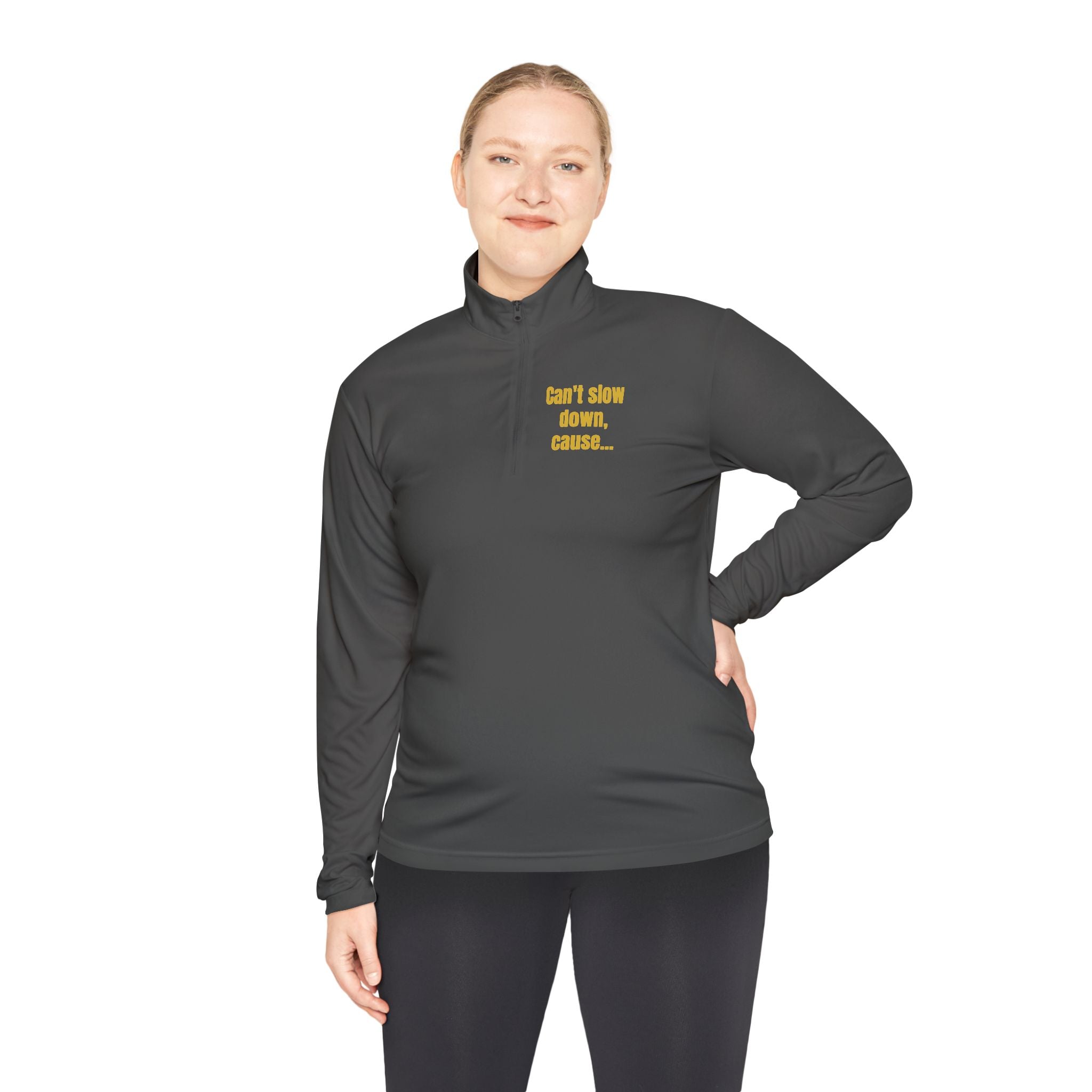 Quarter-Zip Pullover — “Addicted to Winning”