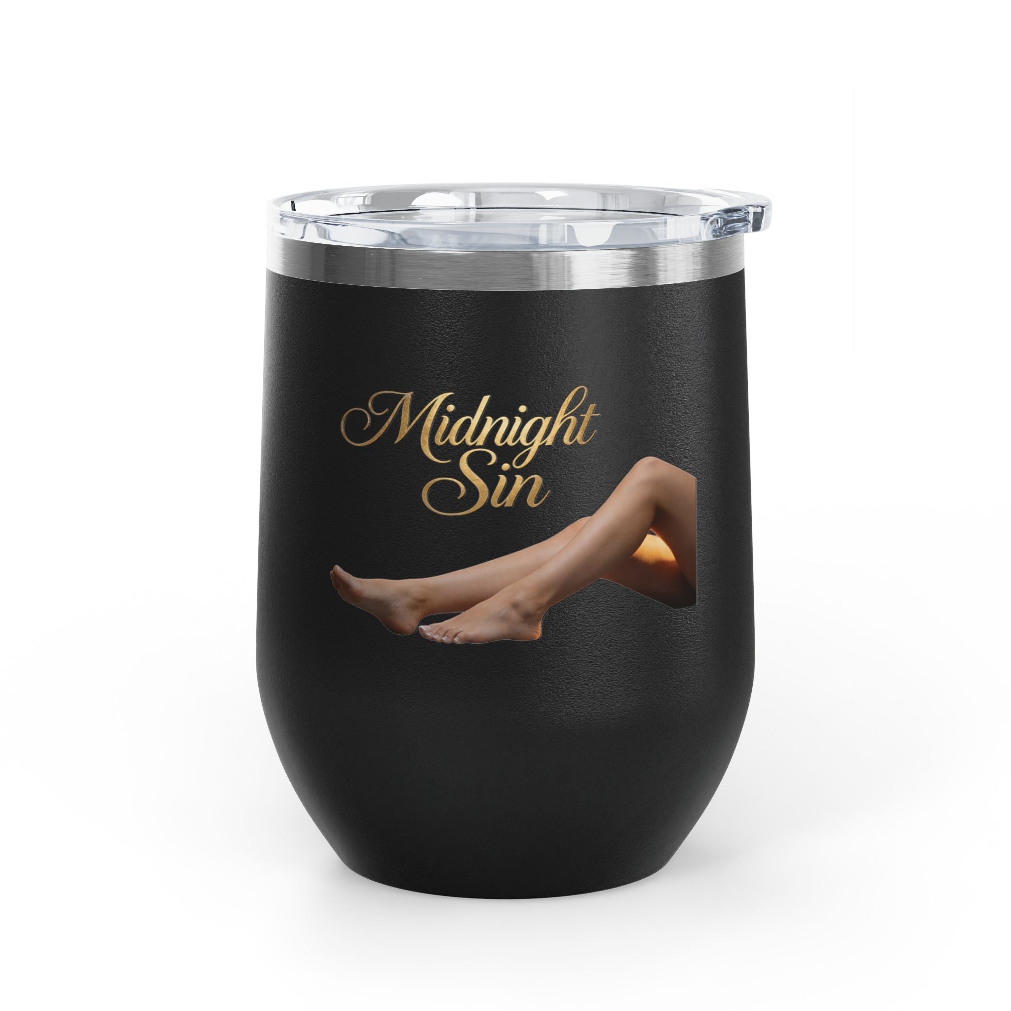 Midnight Sin 12oz Wine Tumbler