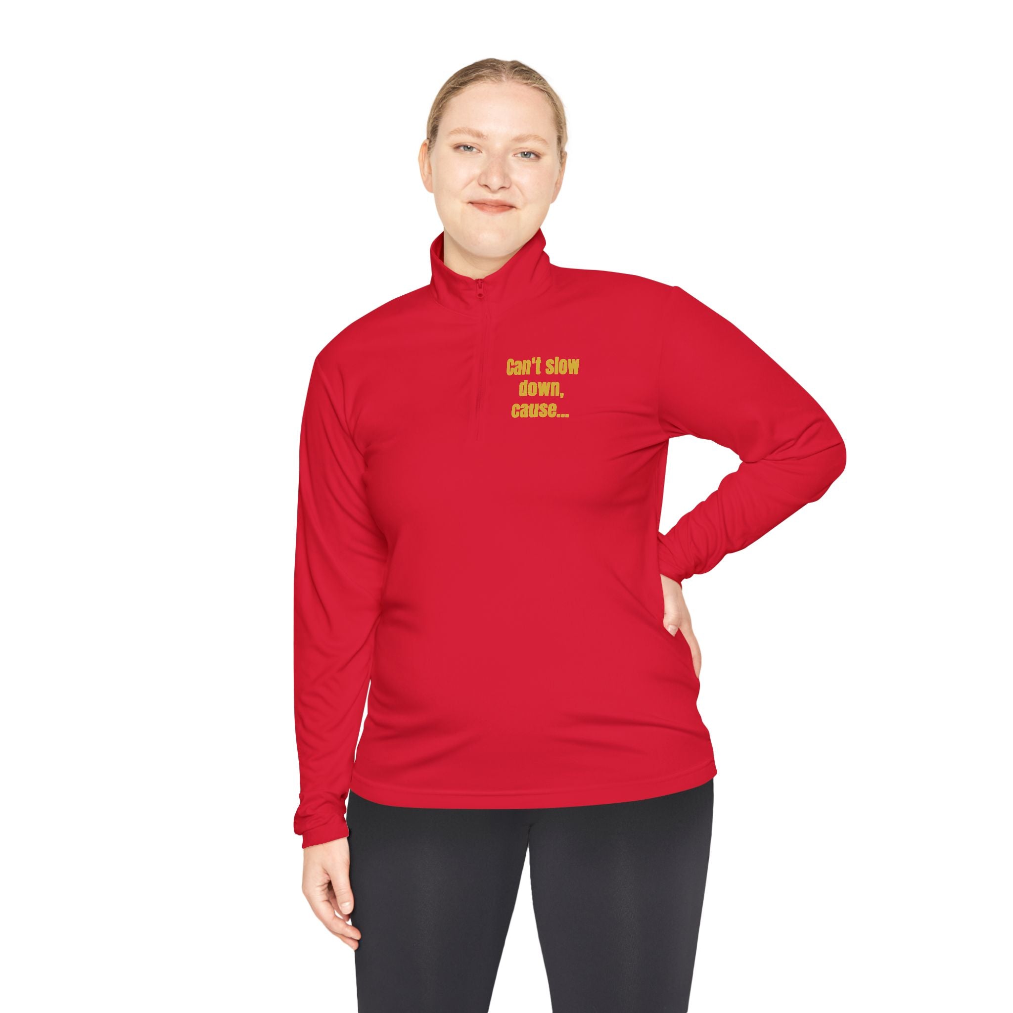 Quarter-Zip Pullover — “Addicted to Winning”