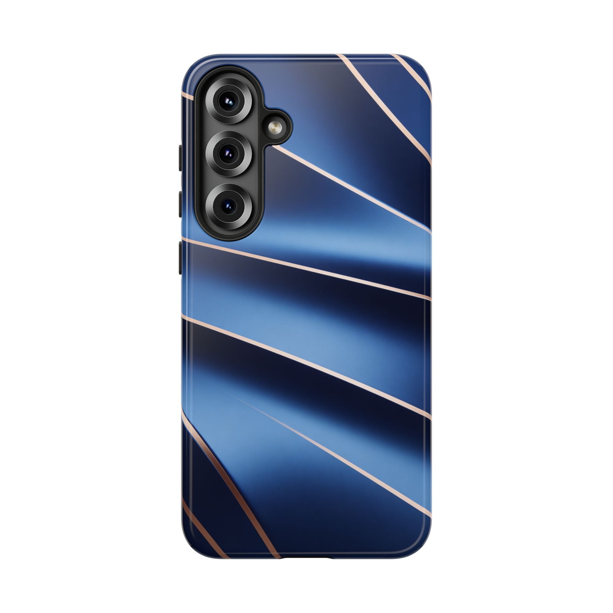 Blue Metallic Wave Phone Case
