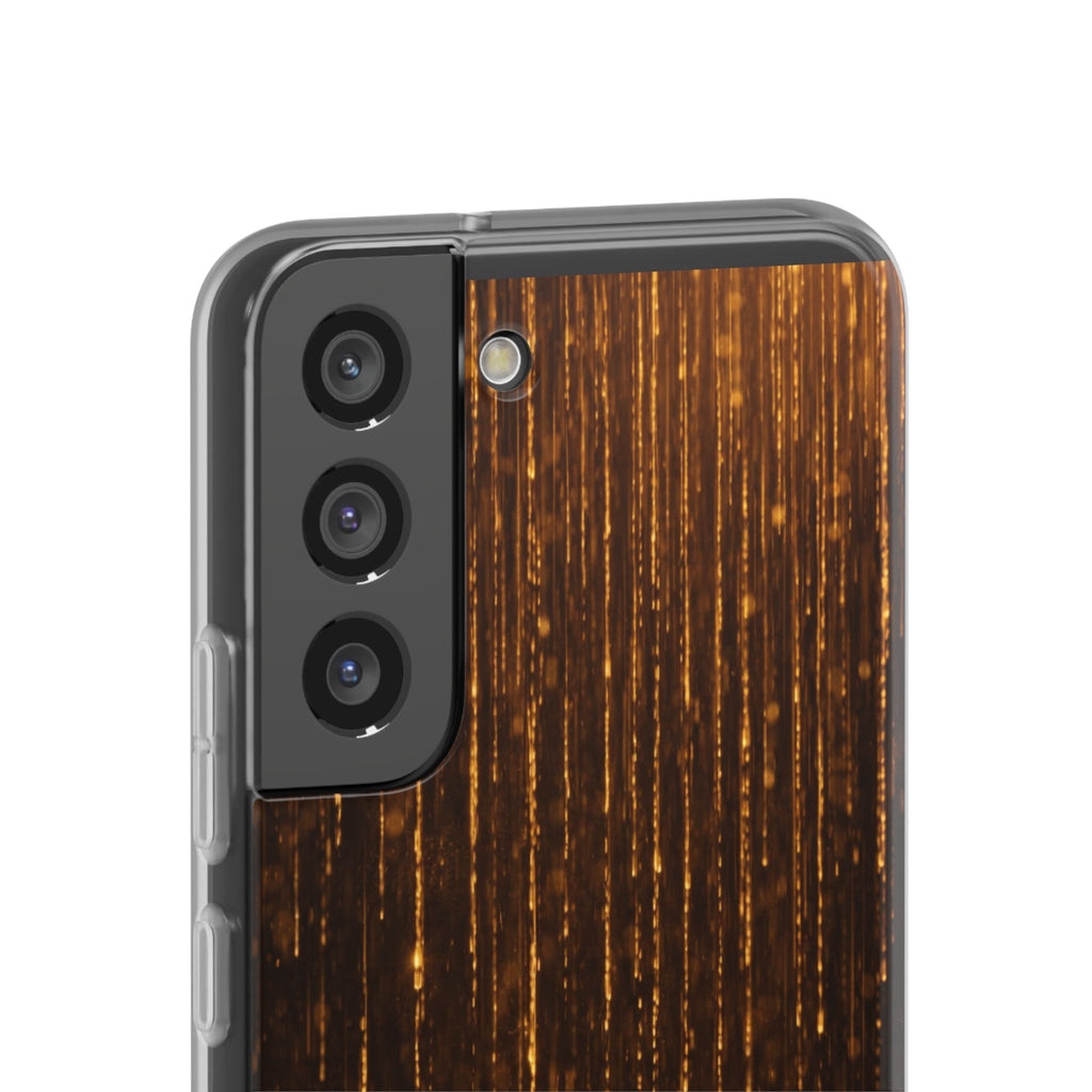 Gold Rain Phone Case