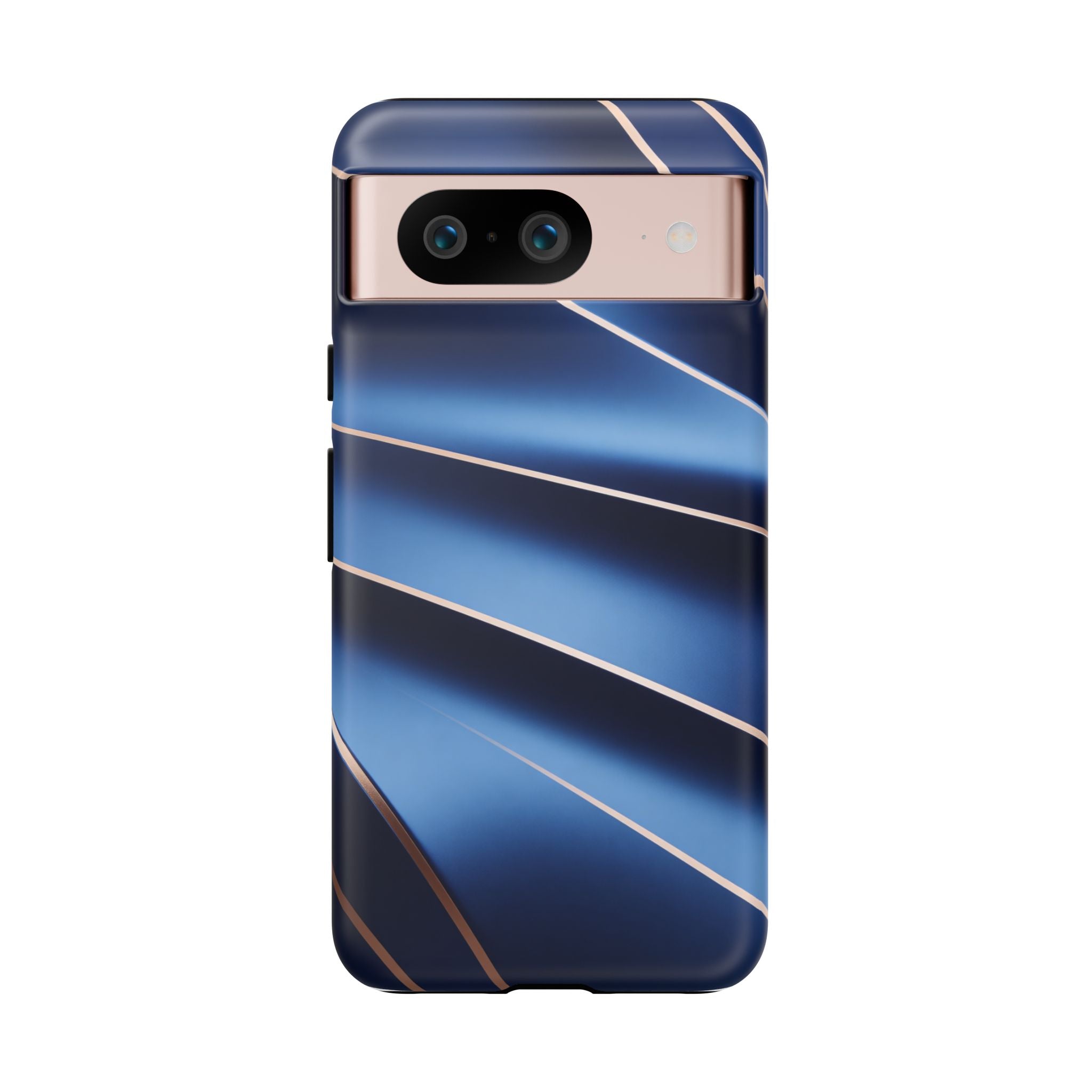 Blue Metallic Wave Phone Case