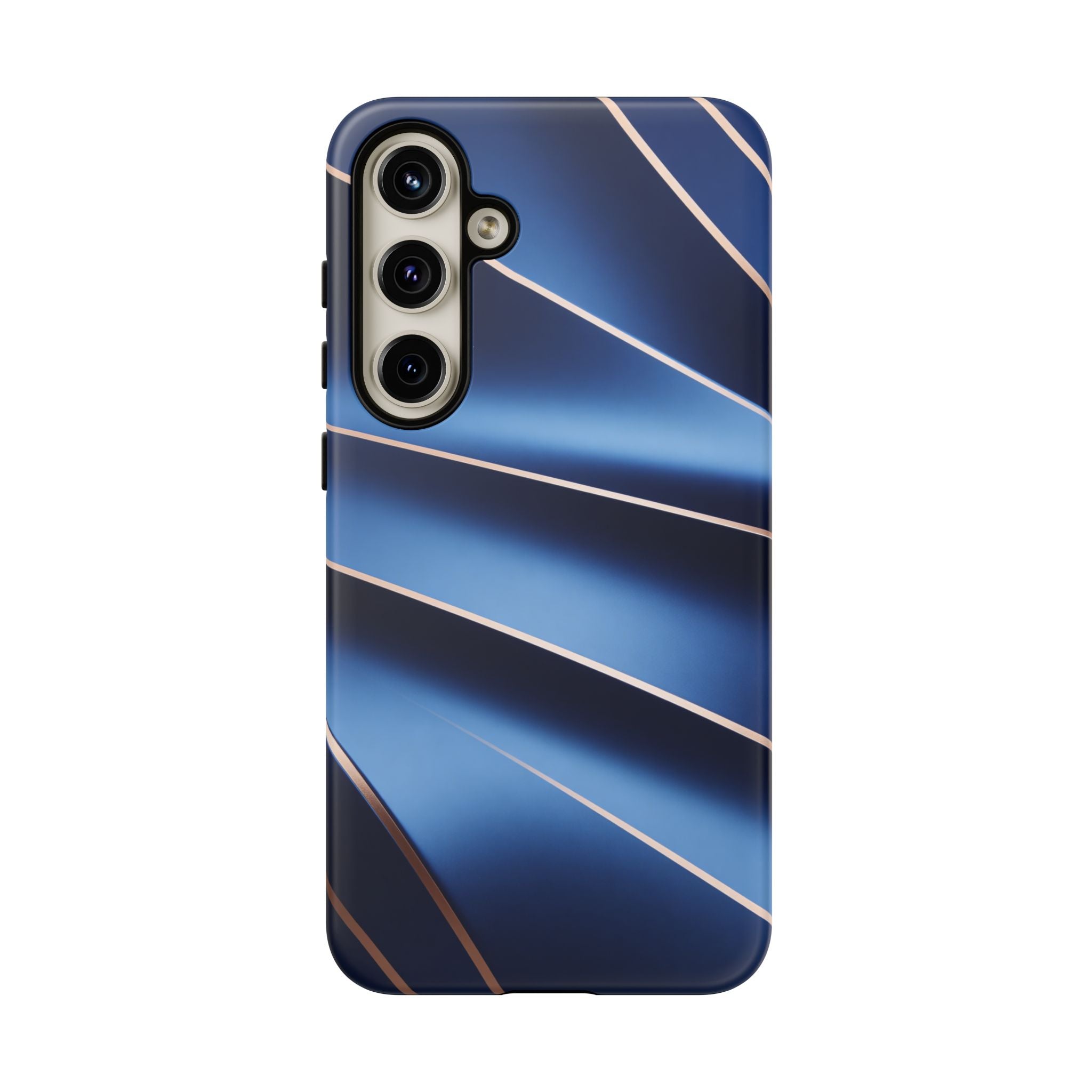 Blue Metallic Wave Phone Case