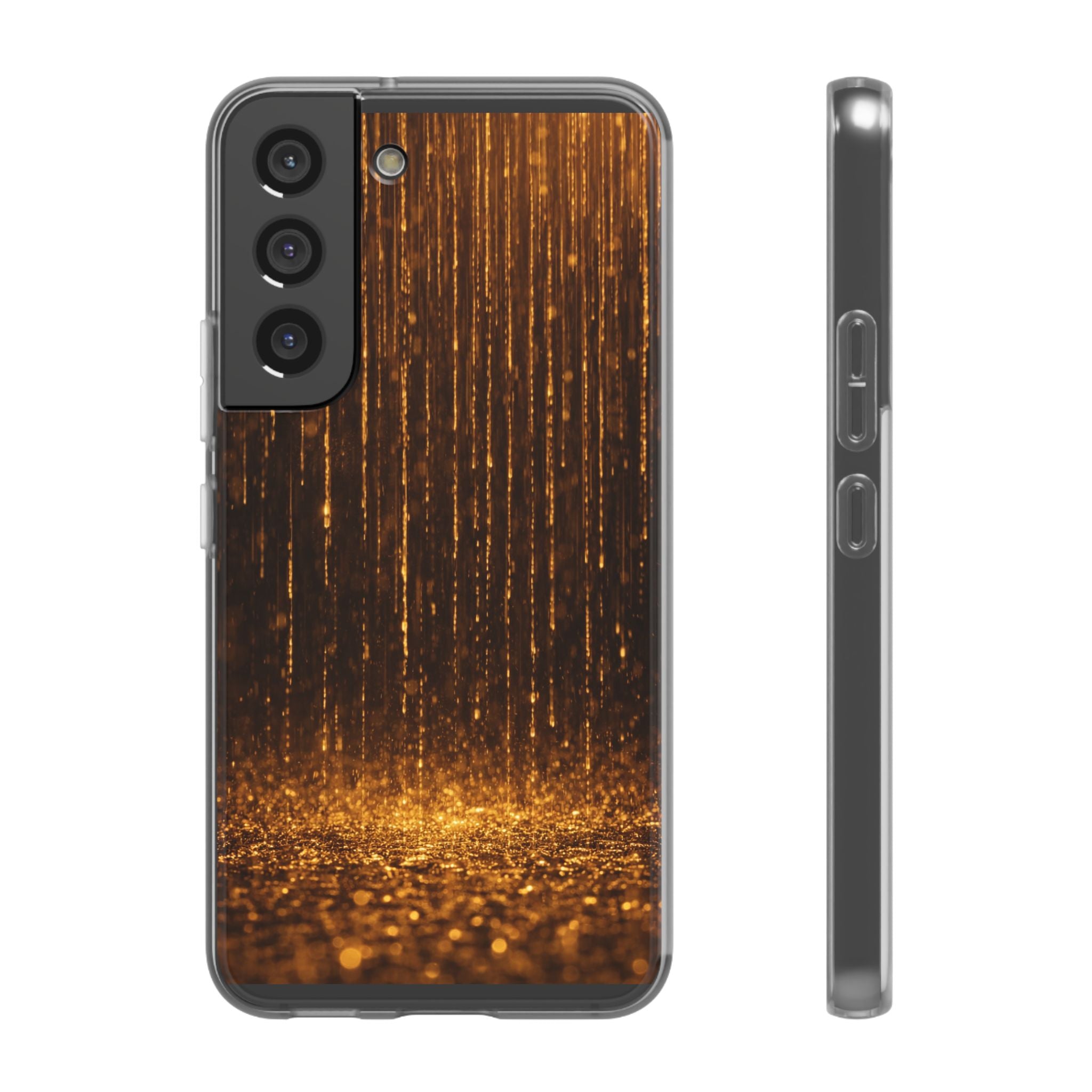 Gold Rain Phone Case