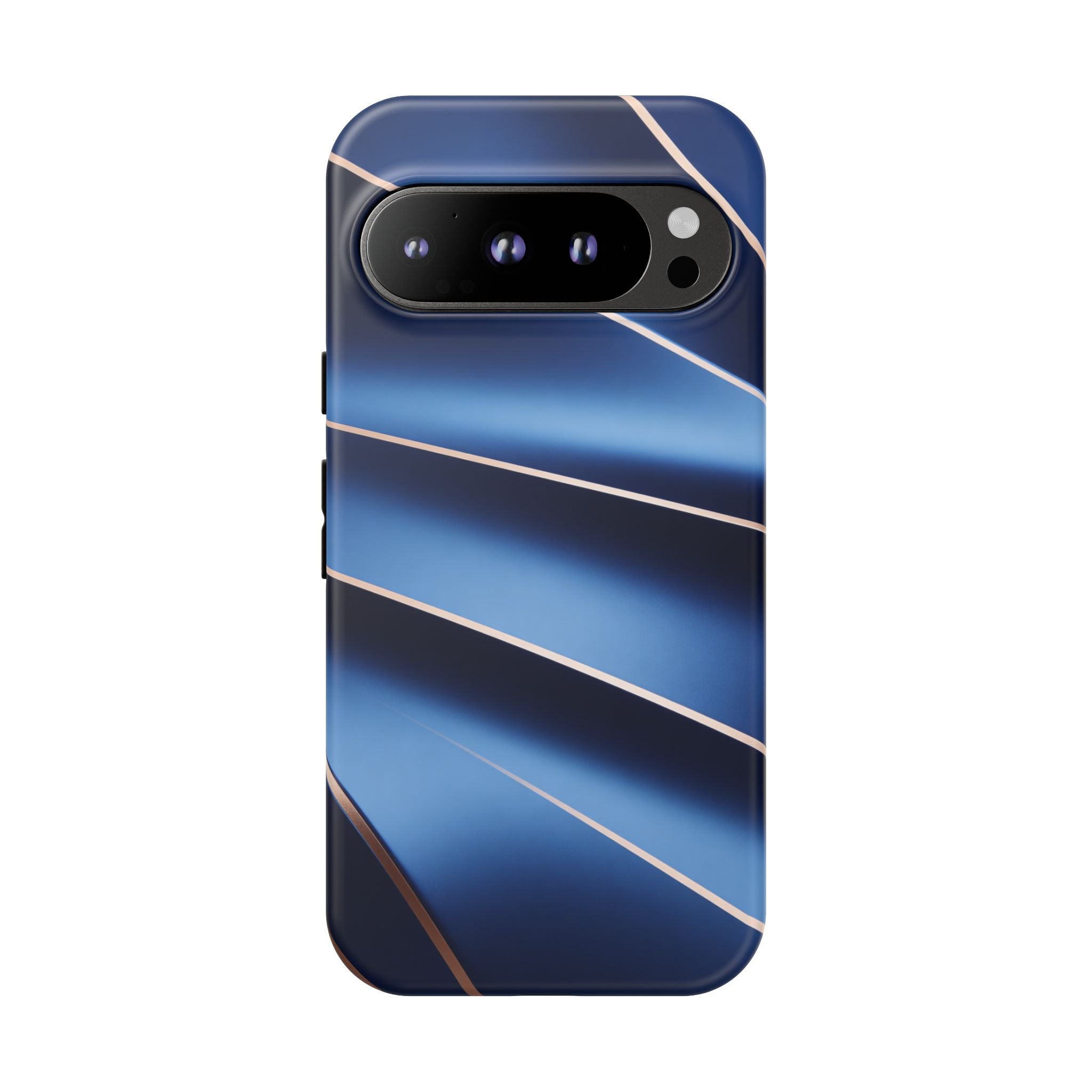 Blue Metallic Wave Phone Case