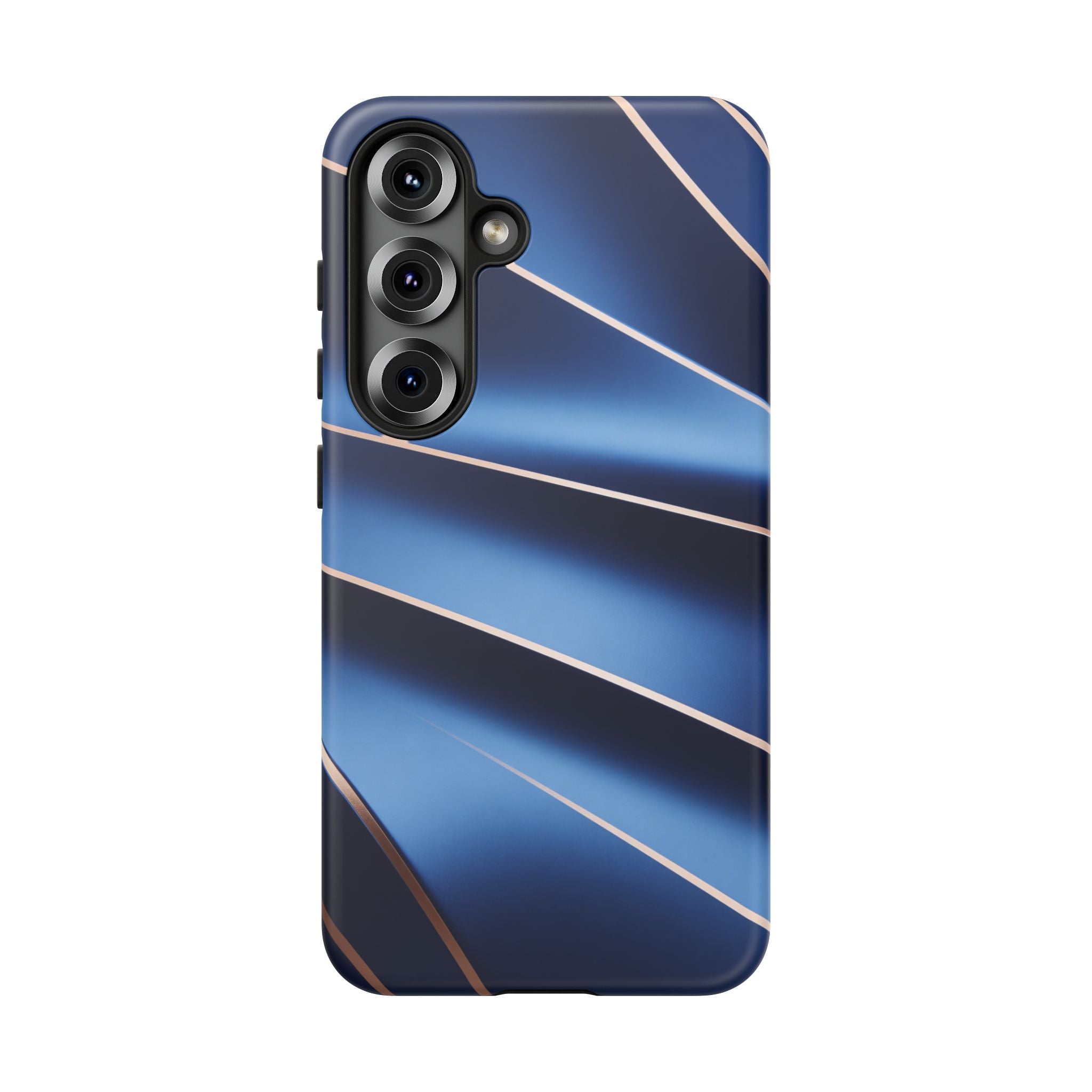 Blue Metallic Wave Phone Case