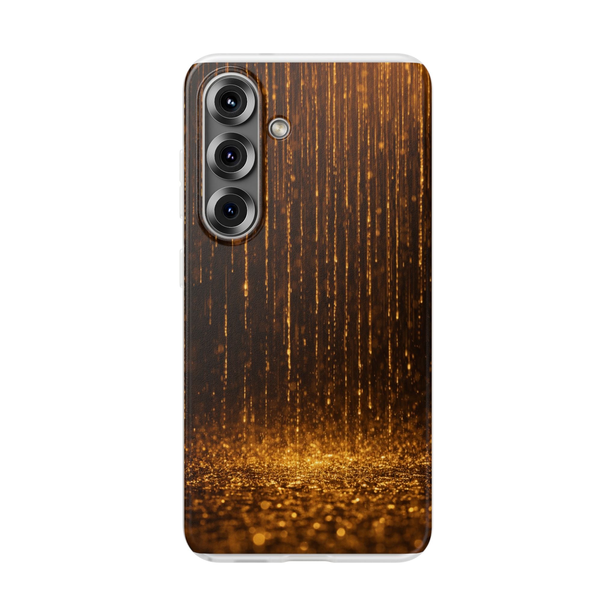Gold Rain Phone Case