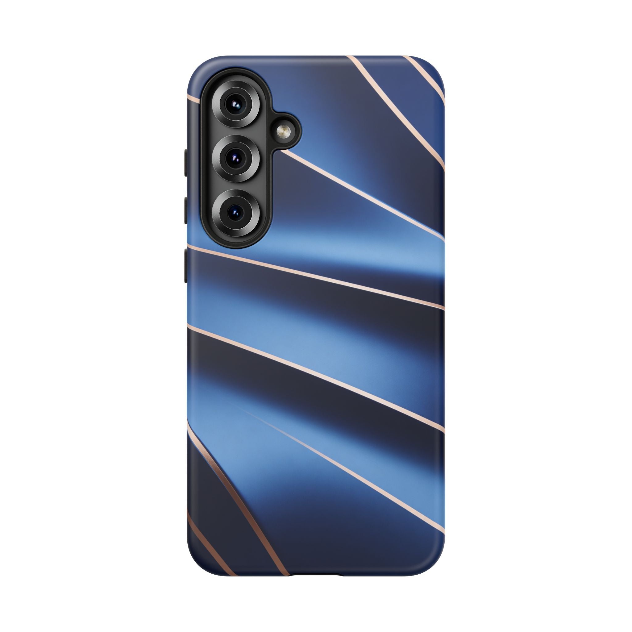 Blue Metallic Wave Phone Case