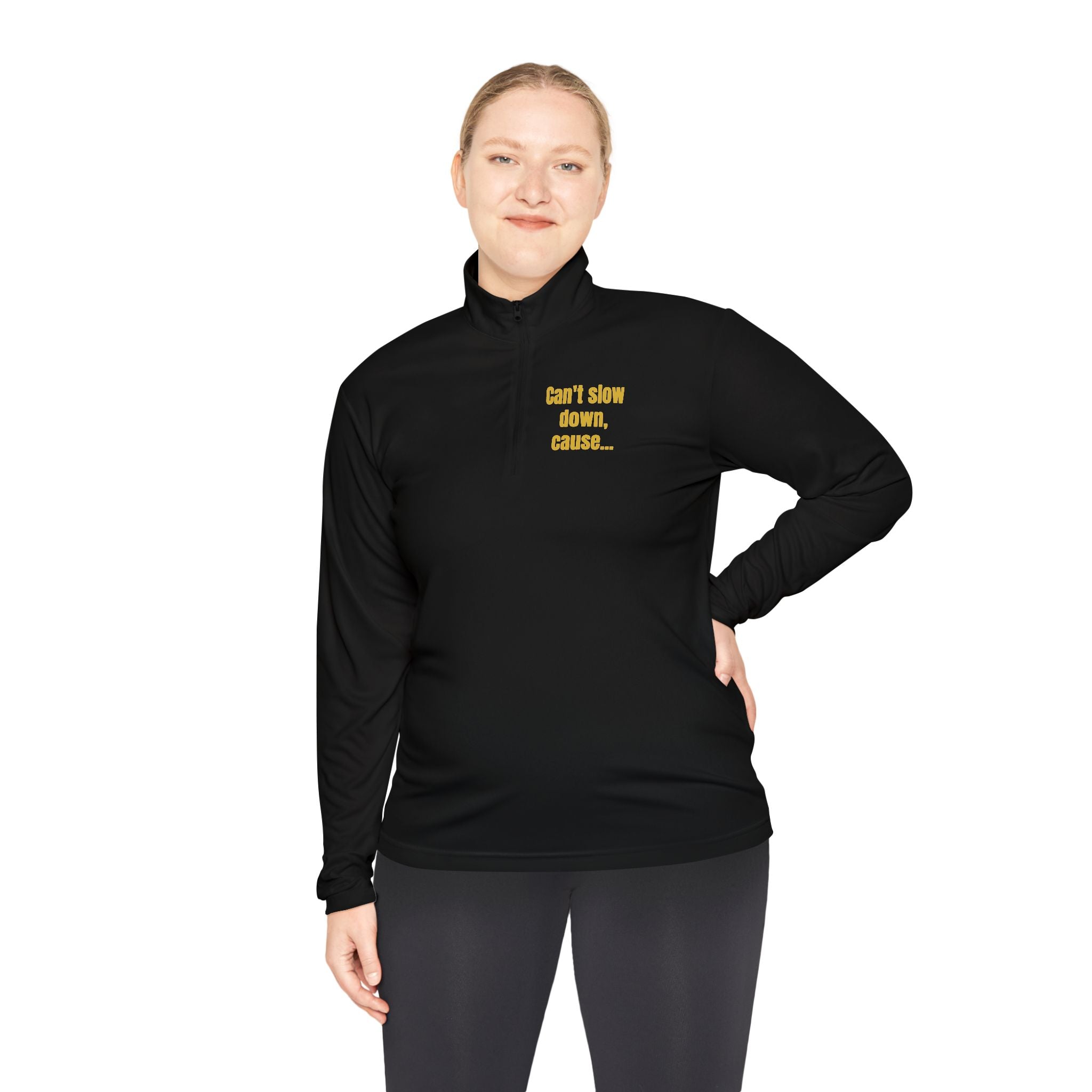 Quarter-Zip Pullover — “Addicted to Winning”