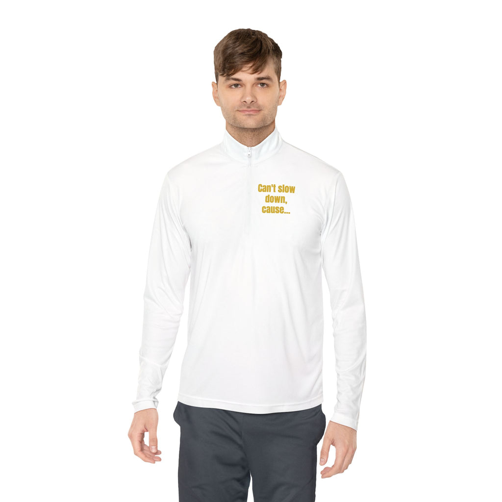 Quarter-Zip Pullover — “Addicted to Winning”