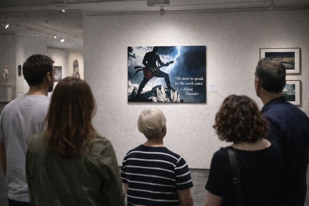 Silent Thunder Canvas